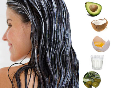Herbs and Oils for Healthy Glowing Hair & Scalp