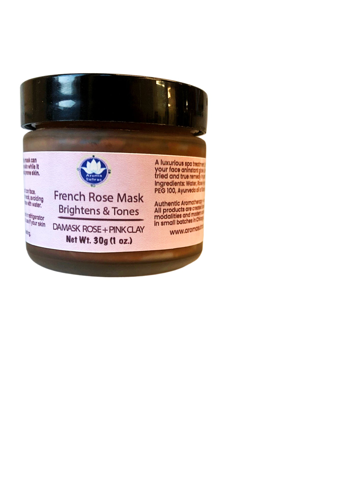 Anti Aging French Rose Clay Mask + Rose Flowers