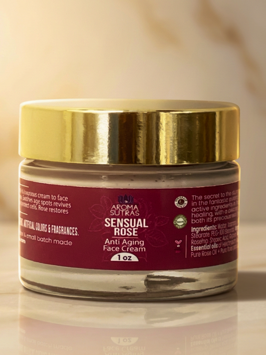 Face Cream Rose Anti Aging Blemish Soother
