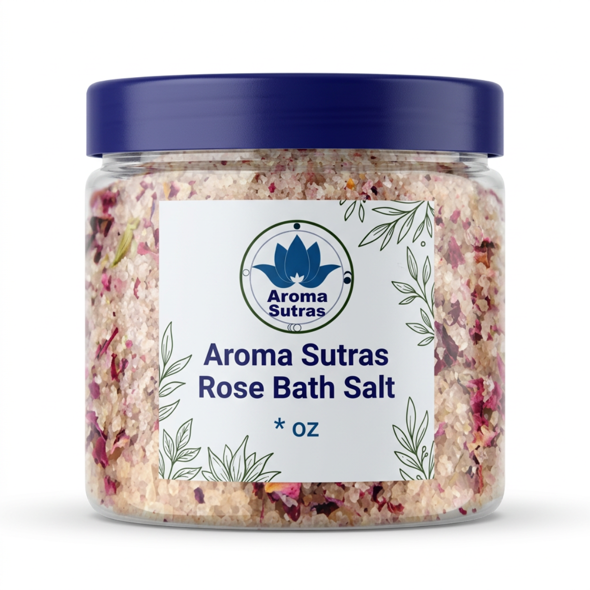 Luxury Rose Bath Salt | Organic Spa Soak | Aroma Sutras