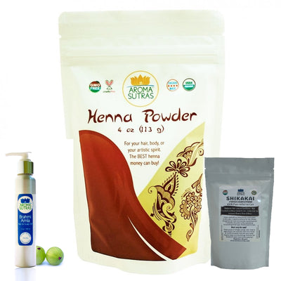 Ultimate Herbal Hair Care: Shikakai, Henna, Brahmi Hair Oil
