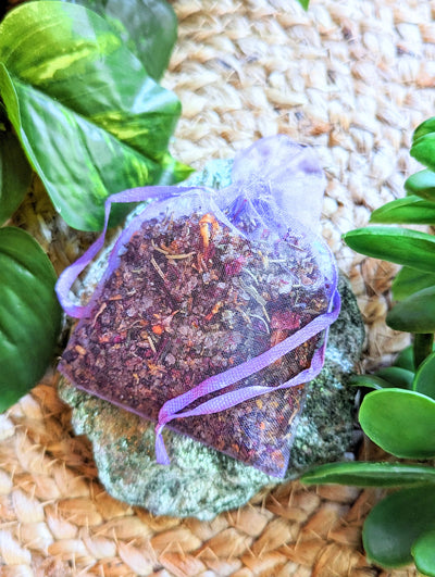 OSTARA Easter Springtime Ritual Bath Floral Salts-Set of 4 Pure Bliss Bags