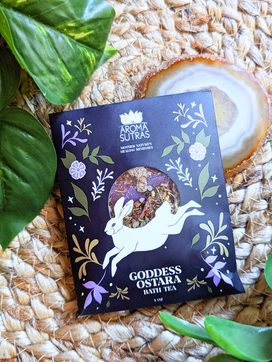 Floral Bath Salts OSTARA Ritual Bath 9 Sachets